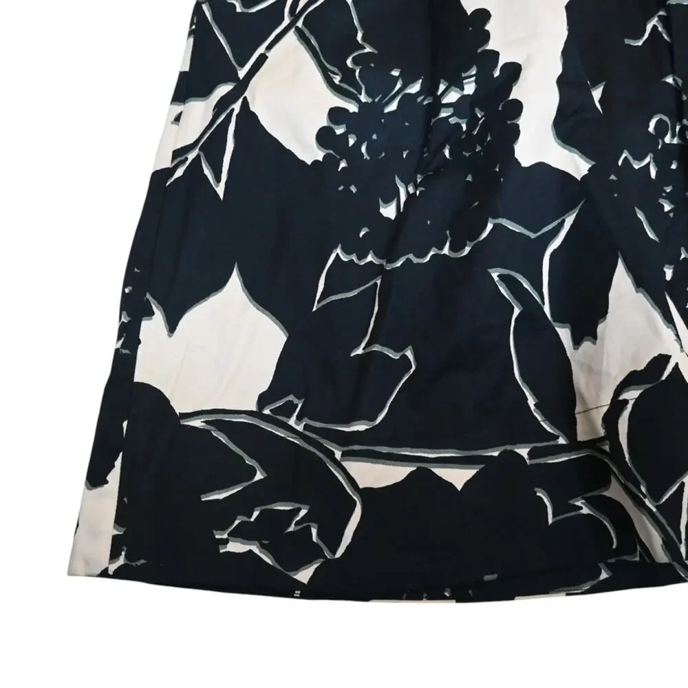 The Limited Womens M Floral A-Line Lined Skirt with Pockets